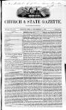 Church & State Gazette (London) Friday 09 December 1842 Page 1