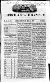 Church & State Gazette (London) Thursday 13 April 1843 Page 1