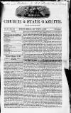 Church & State Gazette (London) Friday 01 September 1843 Page 1