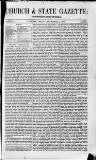 Church & State Gazette (London) Friday 01 December 1848 Page 1