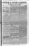 Church & State Gazette (London) Friday 12 July 1850 Page 1