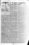 Church & State Gazette (London) Friday 02 January 1852 Page 1