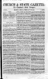 Church & State Gazette (London) Friday 27 February 1852 Page 1