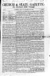 Church & State Gazette (London) Friday 29 October 1852 Page 1