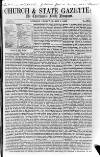 Church & State Gazette (London) Friday 09 March 1855 Page 1