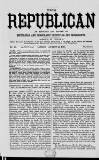 Republican Saturday 12 August 1871 Page 1