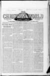 Christian World Friday 17 December 1858 Page 1