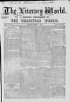 Christian World Thursday 01 October 1868 Page 1