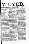Y Dydd Friday 10 February 1882 Page 1