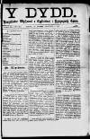 Y Dydd Friday 01 February 1889 Page 1