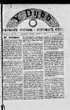 Y Dydd Friday 15 March 1889 Page 1