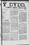 Y Dydd Friday 02 August 1889 Page 1