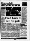 Beaconsfield Advertiser Wednesday 28 November 1990 Page 1