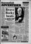 Beaconsfield Advertiser Wednesday 08 January 1992 Page 1