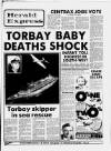 Torbay Express and South Devon Echo Saturday 24 January 1987 Page 1