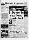 Torbay Express and South Devon Echo Wednesday 23 December 1987 Page 1