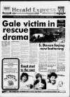 Torbay Express and South Devon Echo Saturday 02 January 1988 Page 1
