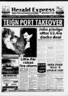 Torbay Express and South Devon Echo Wednesday 06 January 1988 Page 1
