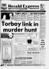 Torbay Express and South Devon Echo Tuesday 19 January 1988 Page 1