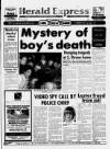 Torbay Express and South Devon Echo Monday 24 October 1988 Page 1