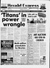 Torbay Express and South Devon Echo Wednesday 02 November 1988 Page 1
