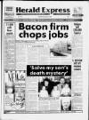 Torbay Express and South Devon Echo Tuesday 06 December 1988 Page 1