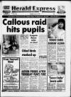 Torbay Express and South Devon Echo Tuesday 03 January 1989 Page 1