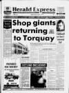 Torbay Express and South Devon Echo Friday 06 January 1989 Page 1