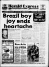 Torbay Express and South Devon Echo Thursday 12 January 1989 Page 1