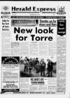 Torbay Express and South Devon Echo Wednesday 03 May 1989 Page 1