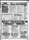 Torbay Express and South Devon Echo Saturday 02 September 1989 Page 15