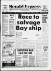 Torbay Express and South Devon Echo Friday 03 November 1989 Page 1