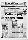 Torbay Express and South Devon Echo Saturday 11 November 1989 Page 1