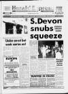Torbay Express and South Devon Echo Saturday 02 December 1989 Page 1