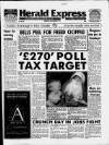 Torbay Express and South Devon Echo Monday 02 December 1991 Page 1