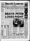 Torbay Express and South Devon Echo Saturday 07 March 1992 Page 1