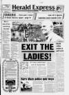 Torbay Express and South Devon Echo Monday 23 November 1992 Page 1
