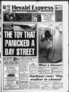 Torbay Express and South Devon Echo Wednesday 11 January 1995 Page 1