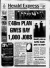 Torbay Express and South Devon Echo Saturday 22 April 1995 Page 1