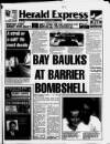 Torbay Express and South Devon Echo Wednesday 02 August 1995 Page 1