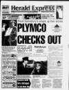 Torbay Express and South Devon Echo Tuesday 01 October 1996 Page 1