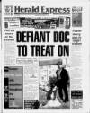 Torbay Express and South Devon Echo Saturday 28 December 1996 Page 1