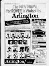 Walsall Observer Friday 29 September 1989 Page 36