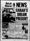 Walsall Observer Friday 05 January 1990 Page 1