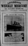 Liverpool Weekly Mercury Saturday 20 April 1912 Page 1