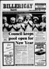 Billericay Gazette Friday 19 December 1986 Page 1