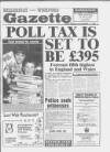 Billericay Gazette Friday 17 November 1989 Page 1
