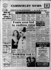 Camberley News Friday 14 February 1986 Page 1