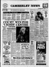 Camberley News Friday 05 December 1986 Page 1
