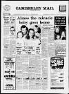 Camberley News Tuesday 06 January 1987 Page 1